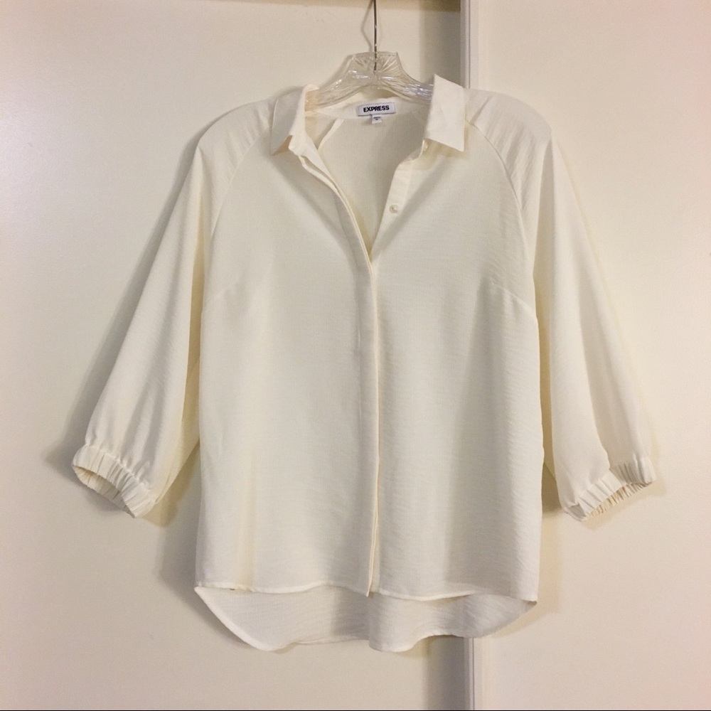 Final Price: Express NWOT Collared Raglan Shirt